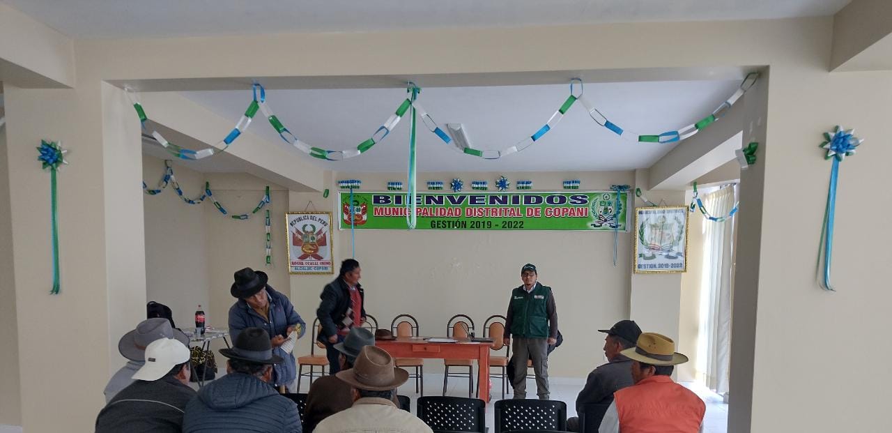 El PPA en la Junta de Usuarios de Copani en Puno