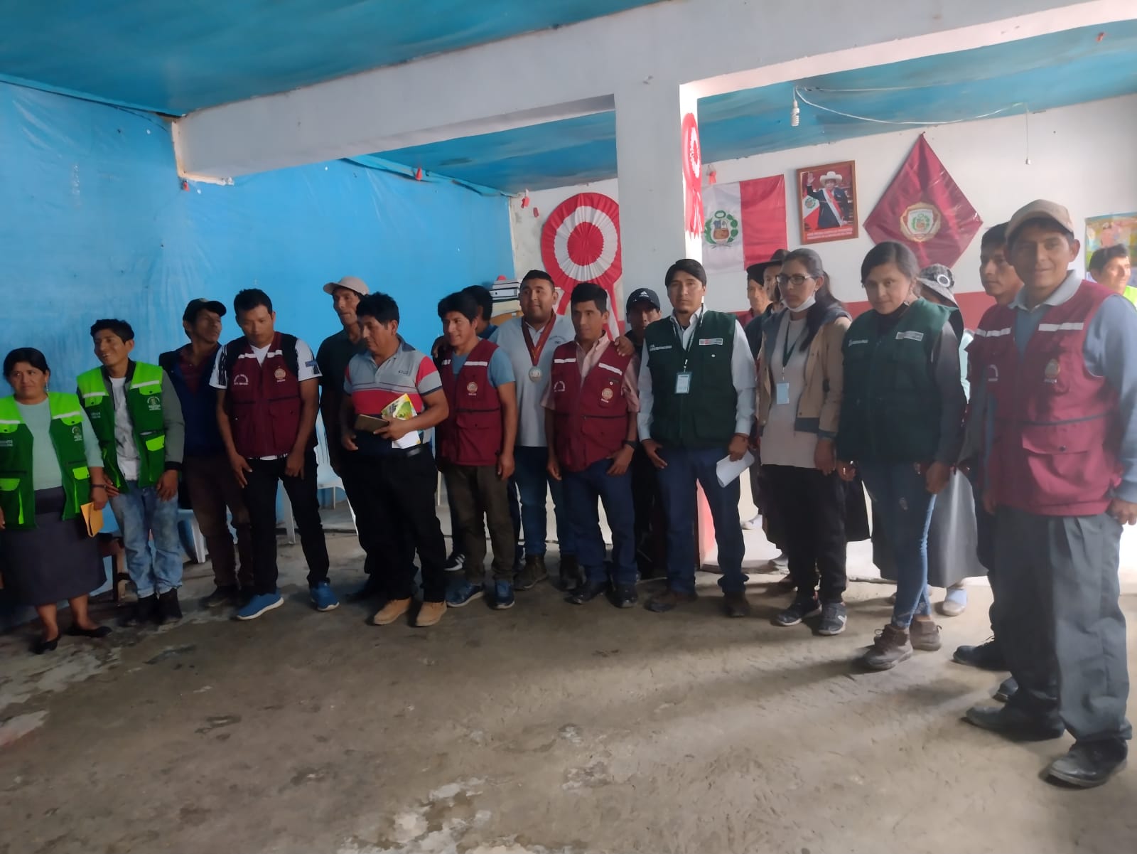 Coordinación con Teniente gobernadores de Sandia en Puno