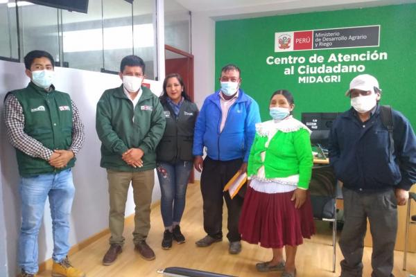 Cajamarca coordinando el PPA con el Centro de atención al ciudadano