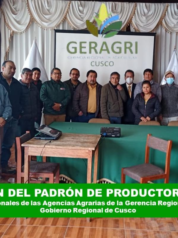 Capacitación a los especialistas de la GRA - Gore Cusco