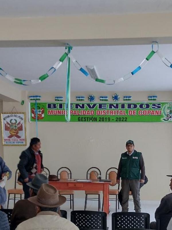 El PPA en la Junta de Usuarios de Copani en Puno