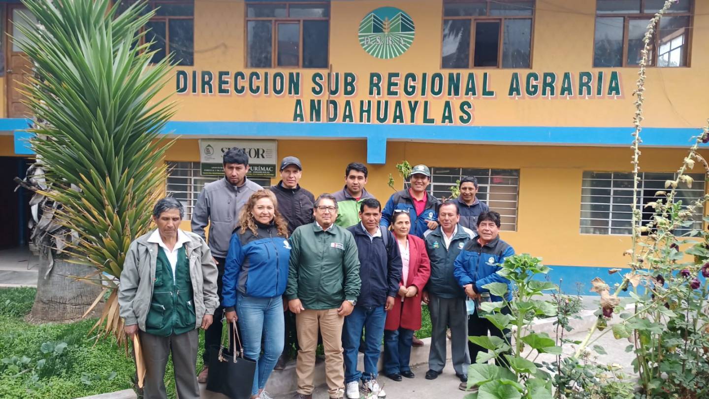 DRA Apurímac - capacitación a técnicos distritales de las Agencia Agrarias de Andahuaylas, Chincheros y Huacarama 