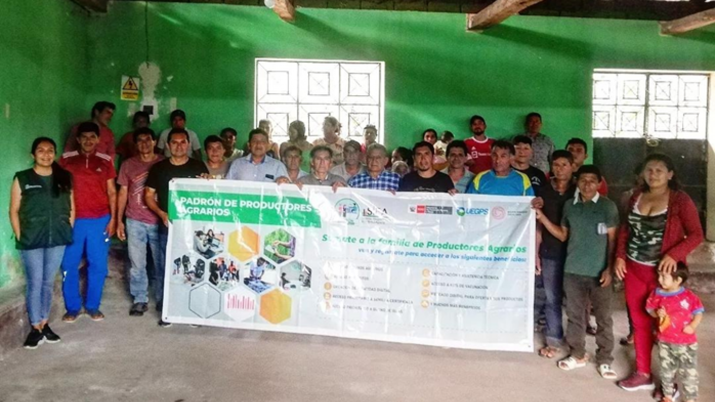 Empadronamiento en la agencia Agraria San Ignacio en Cajamarca