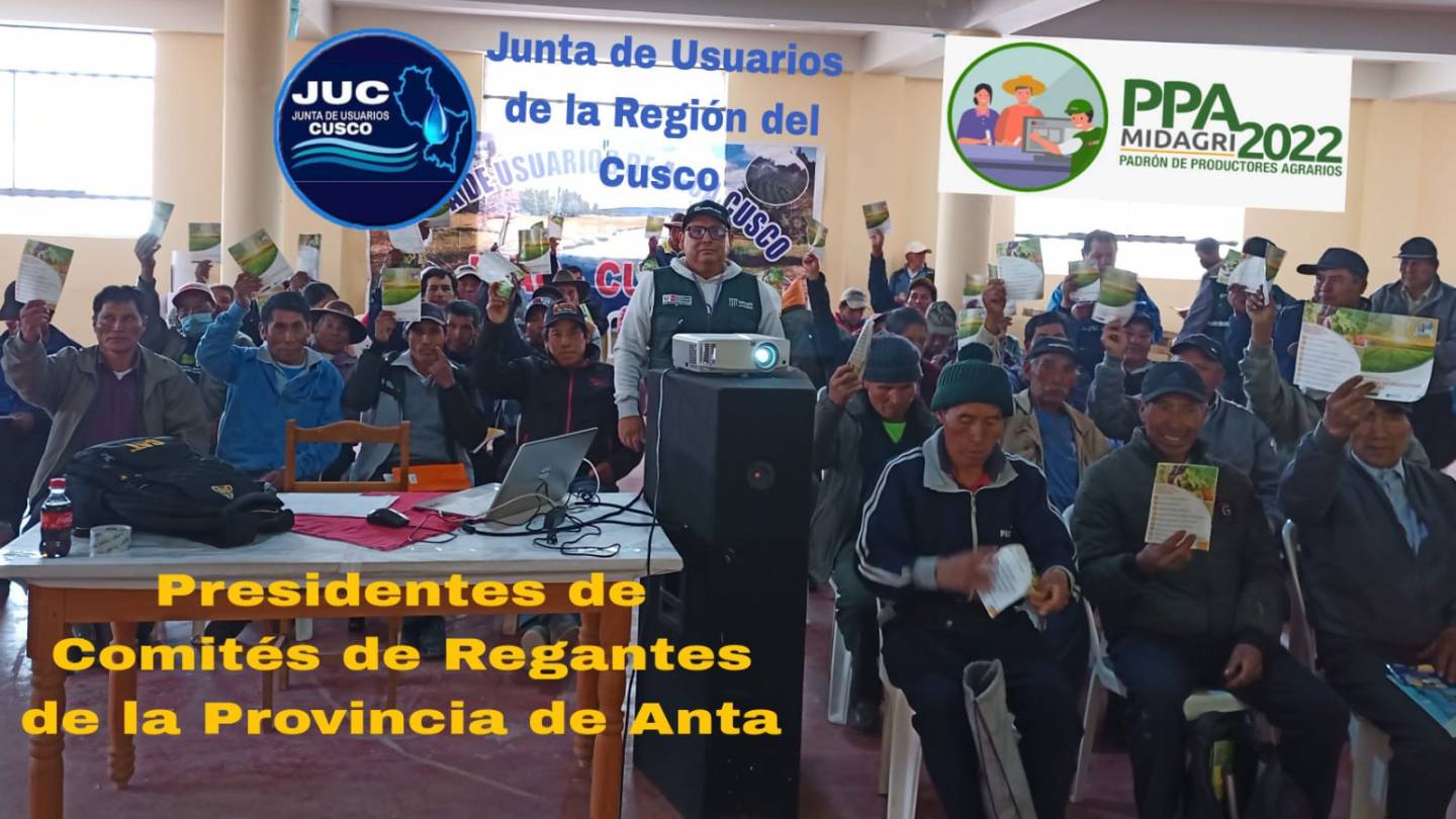 ¡Decididos a implementar el PPA! Comités y Juntas de Usuarios de Regantes de Anta y Urubamba en Cusco