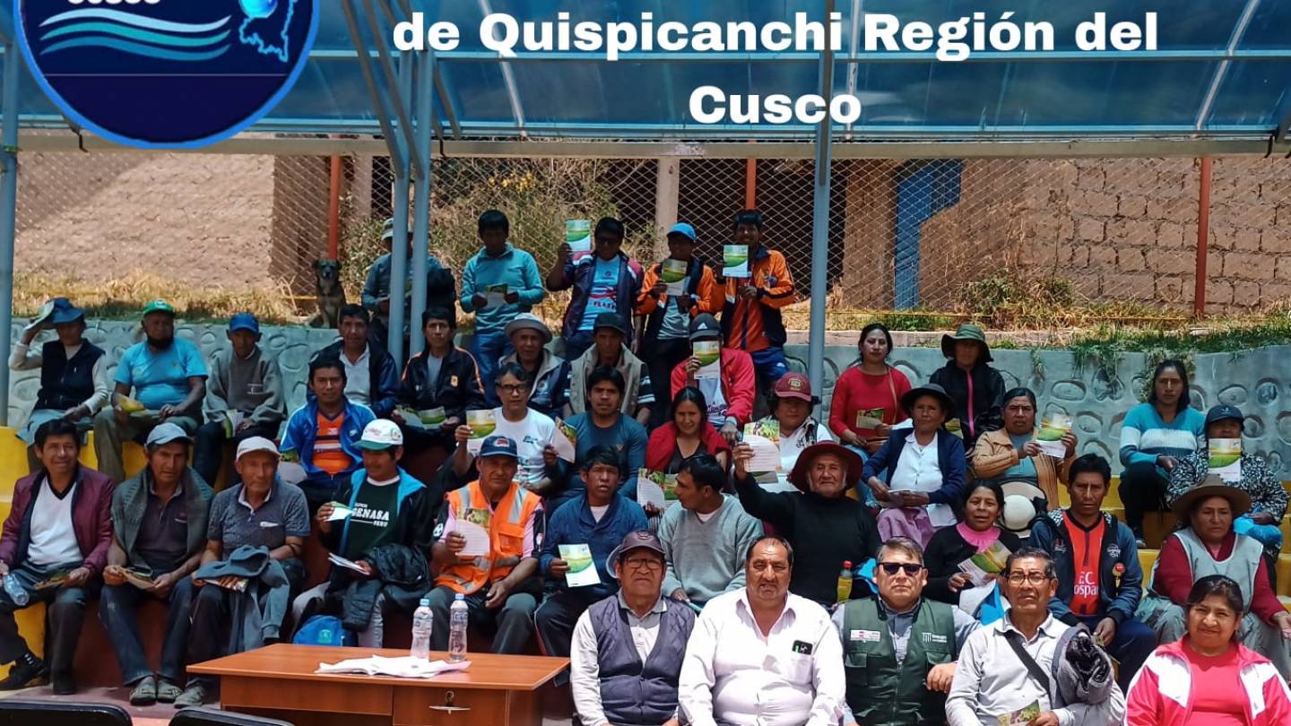 Sensibilización del Padrón de Productores Agrarios a la población de usuarios de riego de la localidad de Urcospampa del Distrito de Quispicanchi de la Región del Cusco