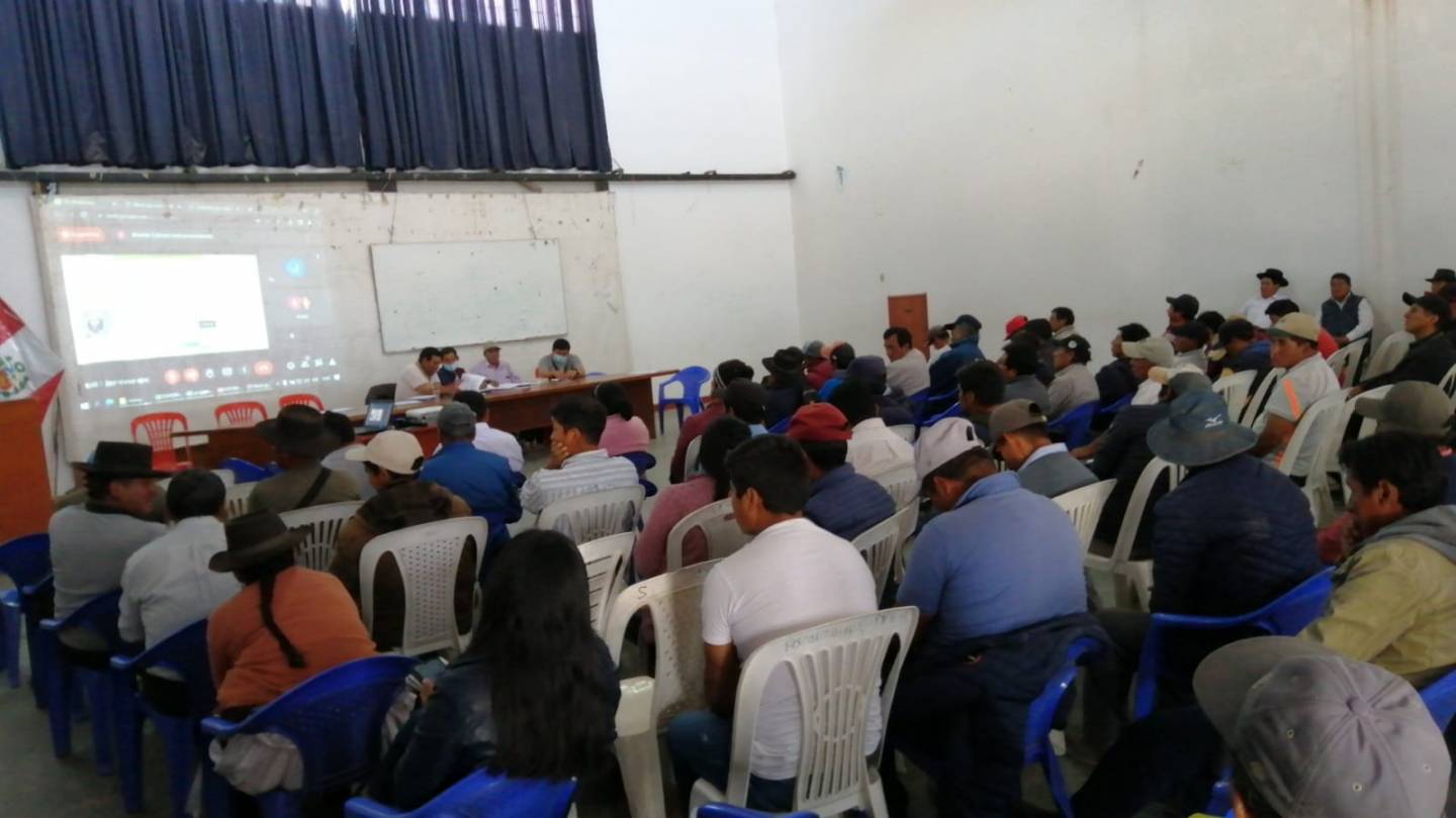 Presentación del PPA a la Junta de Usuarios de Ayacucho