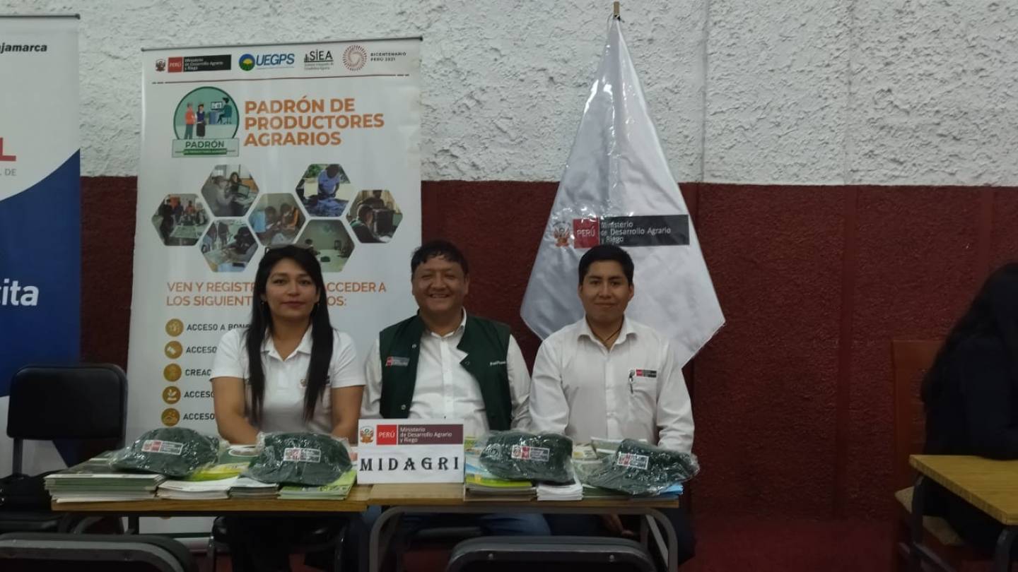 Feria informativa del PPA, a autoridades electas de la región Cajamarca