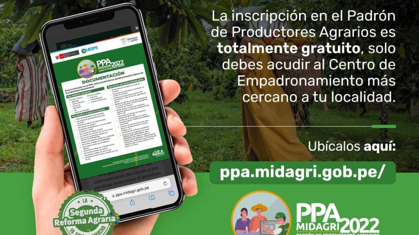 Súmate a la Familia de Productores Agrarios - PPA