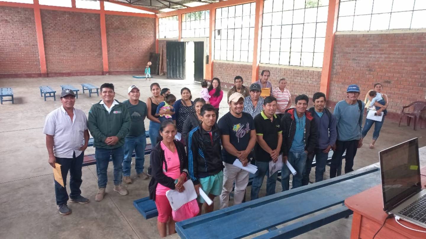 Sensibilización y empadronamiento en el Caserío Pueblo, distrito Yamón, provincia Utcubamba en Amazonas
