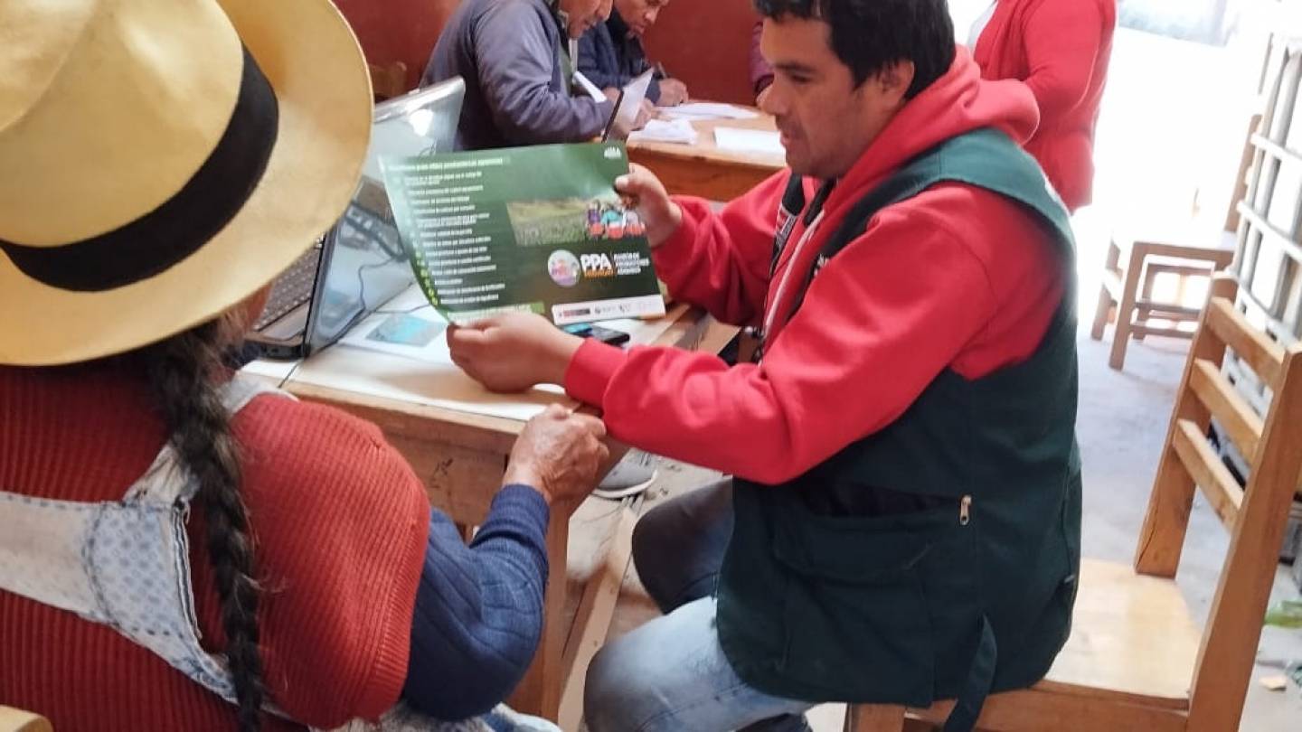 Empadronamiento en la región de Cusco, Provincia de Urubamba, Distrito de Urubamba, sector media Luna.