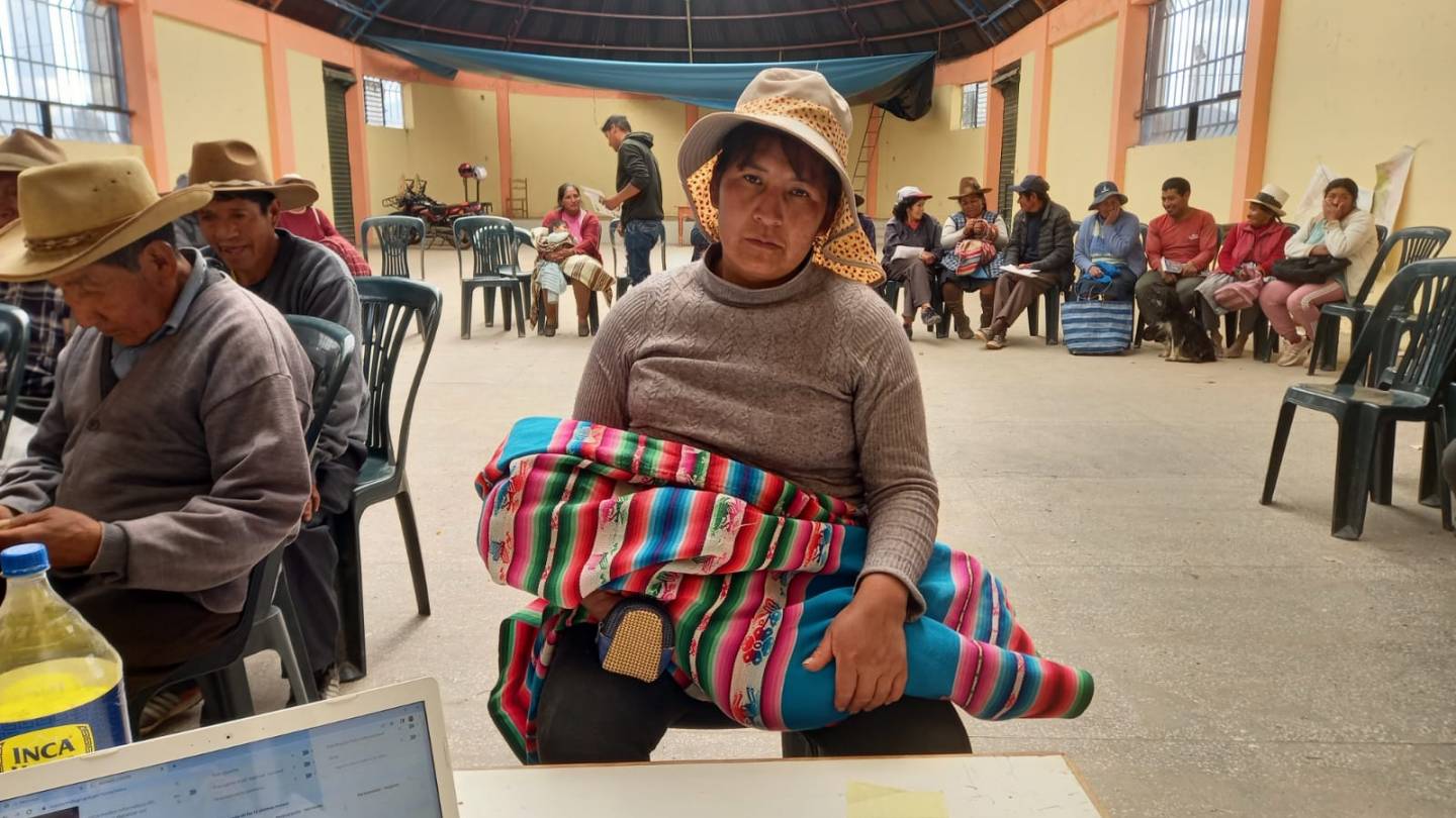 Empadronamiento en la comunidad de Yungaqui en la provincia de Anta en Cusco