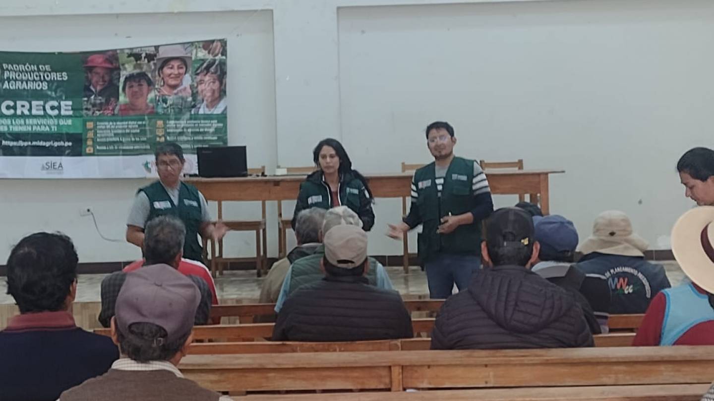 Sensibilización del PPA realizado en la Asociación de Productores agrícolas de Mascabamba en Ollantaytambo, Provincia del Urubamba, Región Cusco