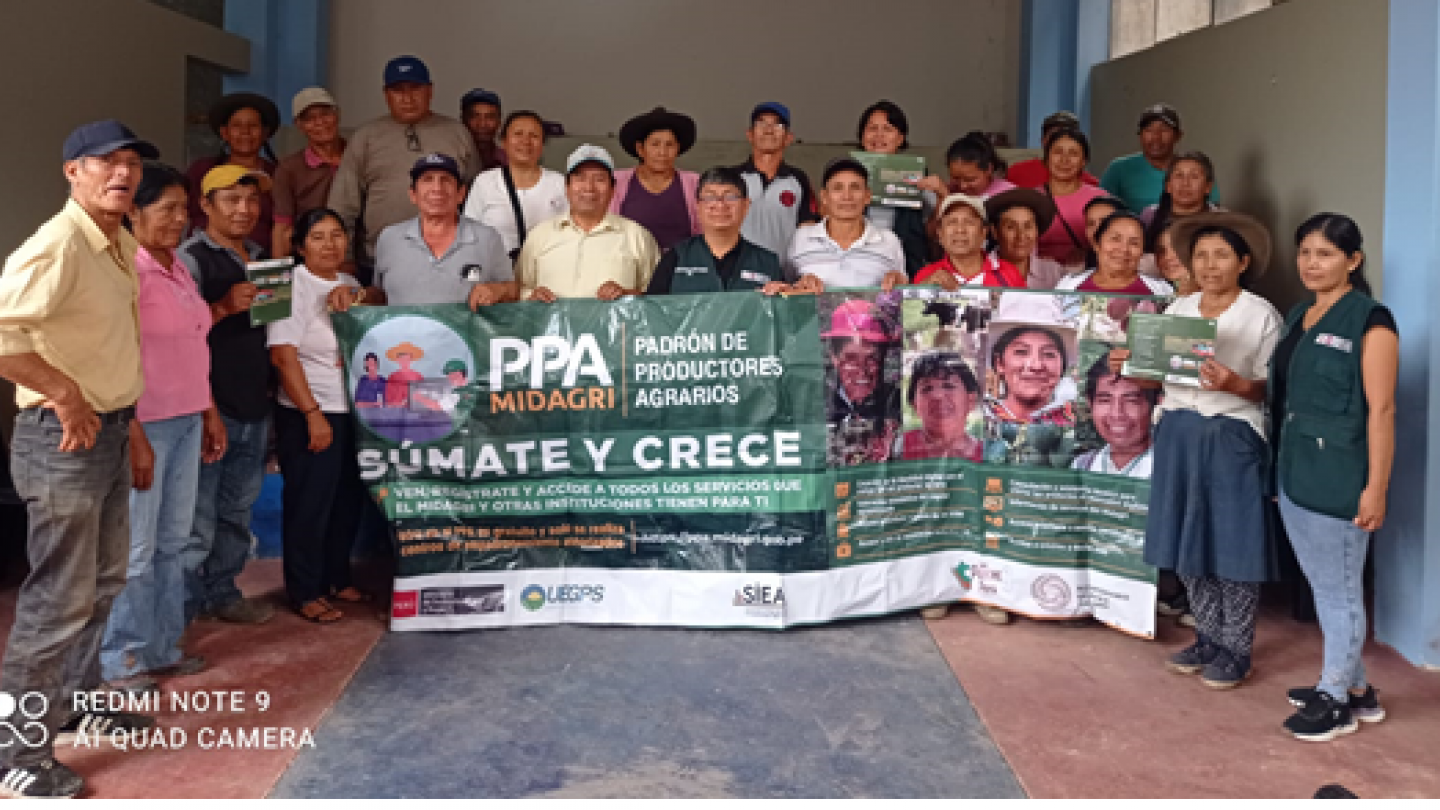 Sensibilización  de los Productores Agrarios, asociados e independientes de café, realizado en el centro poblado de Chaupimayo, Santa Teresa - La Convención en Cusco 