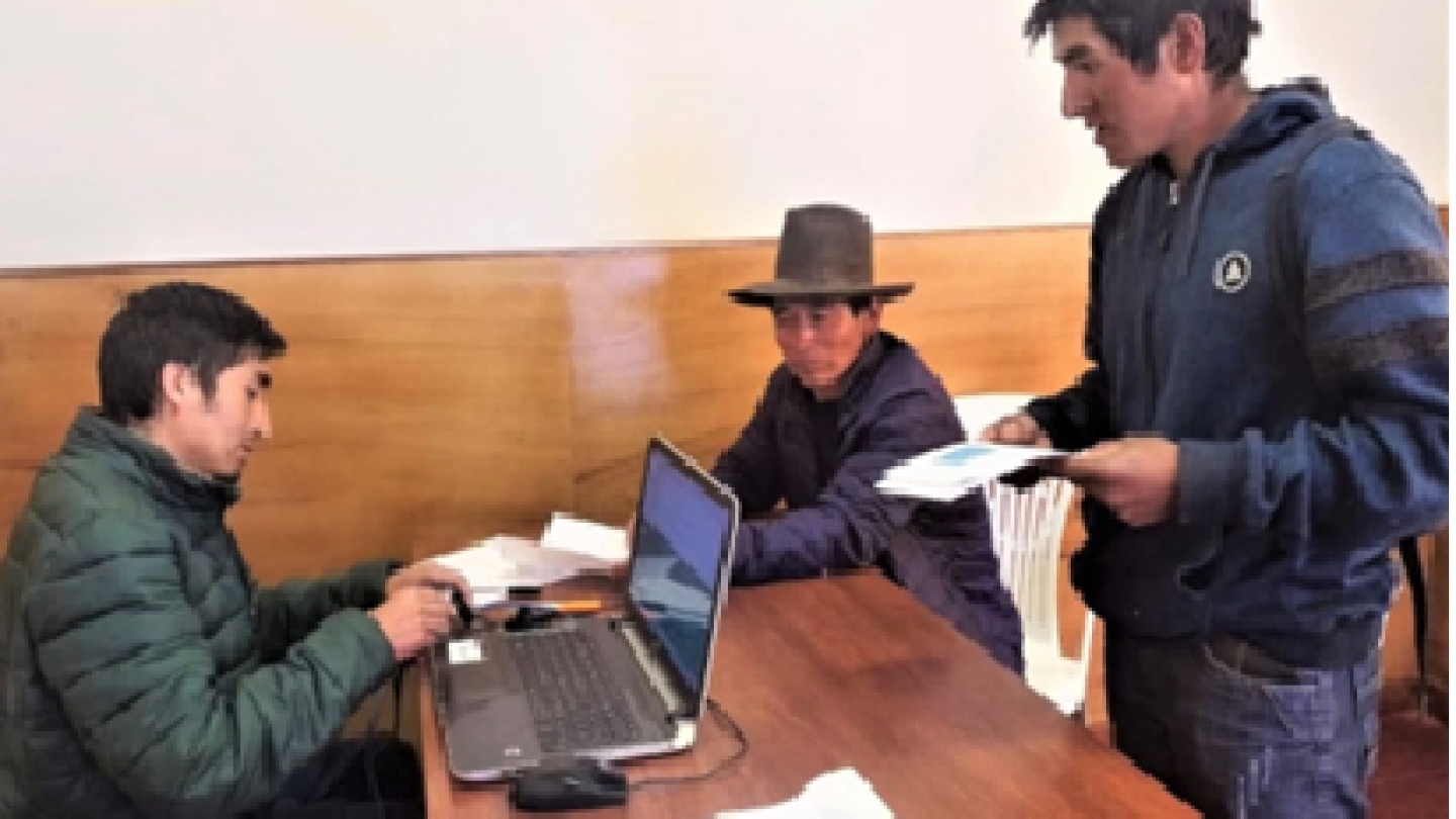 Perú por primera vez tiene información completa de productores agrarios