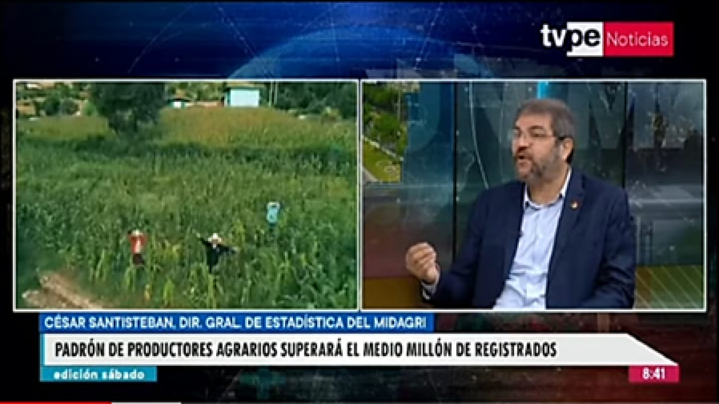 Entrevista al Ing. César Santisteban Dir. de Estadística e Información Agraria - DEIA