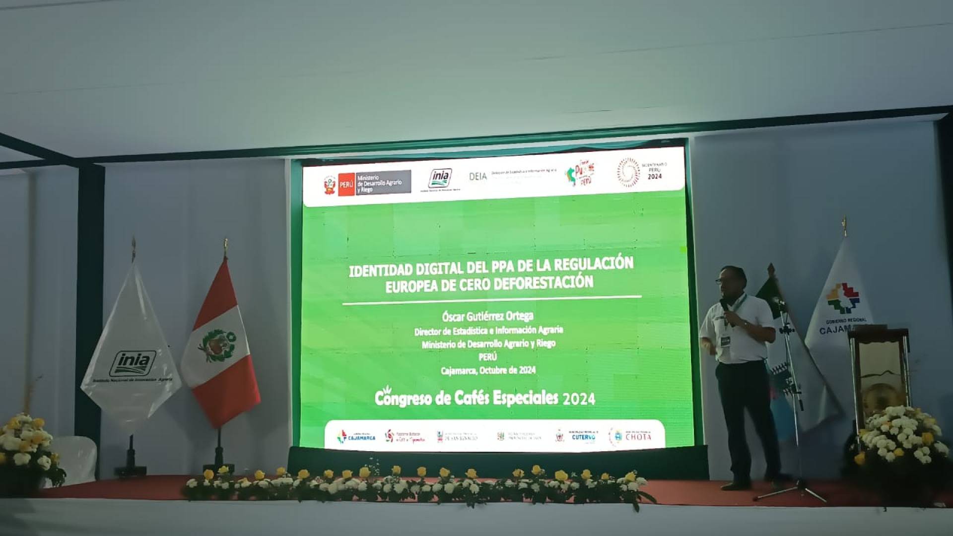 El PPA y la Identidad Digital, estuvieron presentes en el Congreso de Cafés Especiales en San Ignacio - Cajamarca