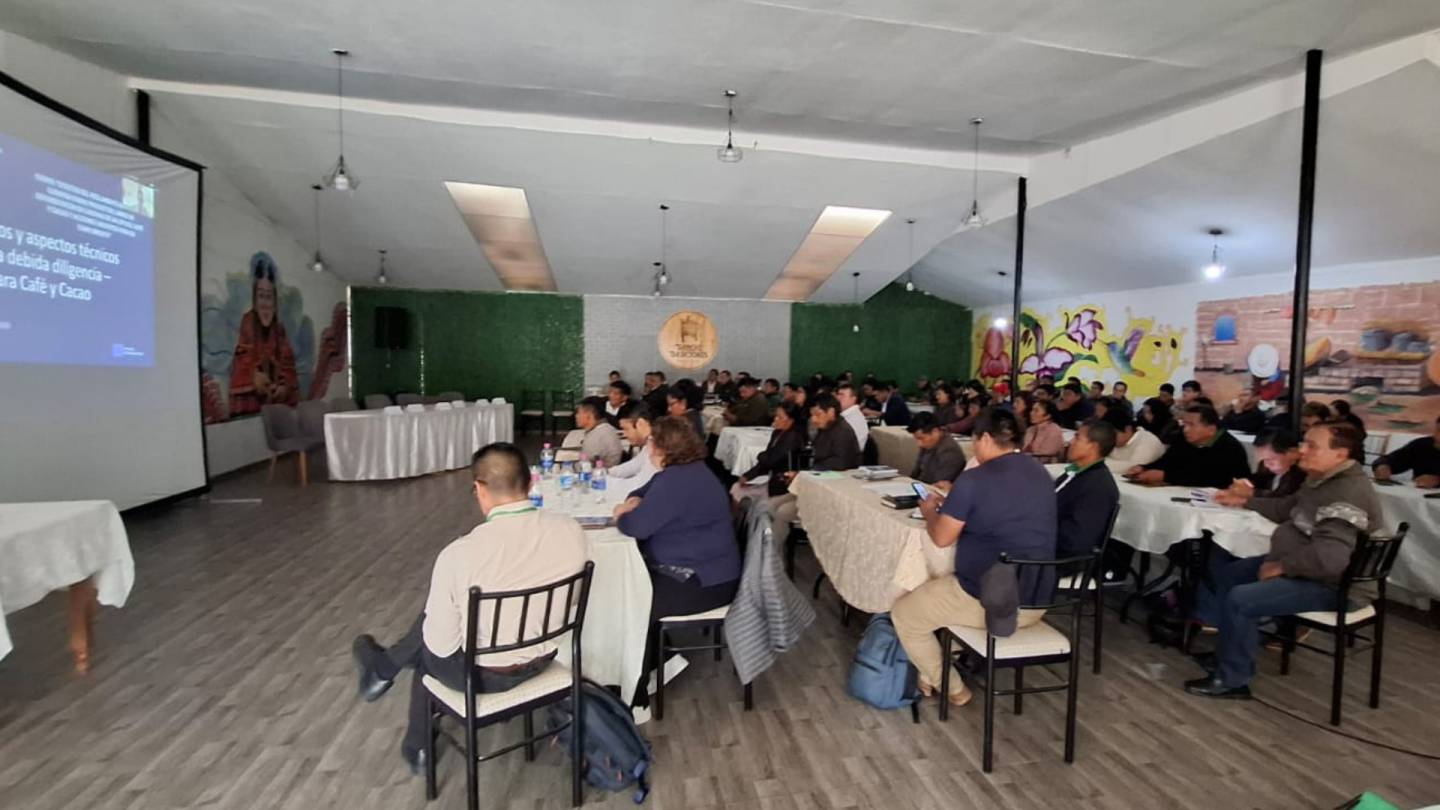 Seminario en Chachapoyas abordó efectos del Reglamento de la Unión Europea sobre Productos Libres de Deforestación (EUDR/RDUE)