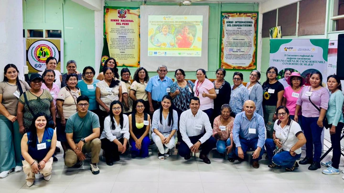 Gobierno impulsa implementación del Reglamento EUDR en Encuentro Regional de Mujeres Cacaoteras en la Selva Central