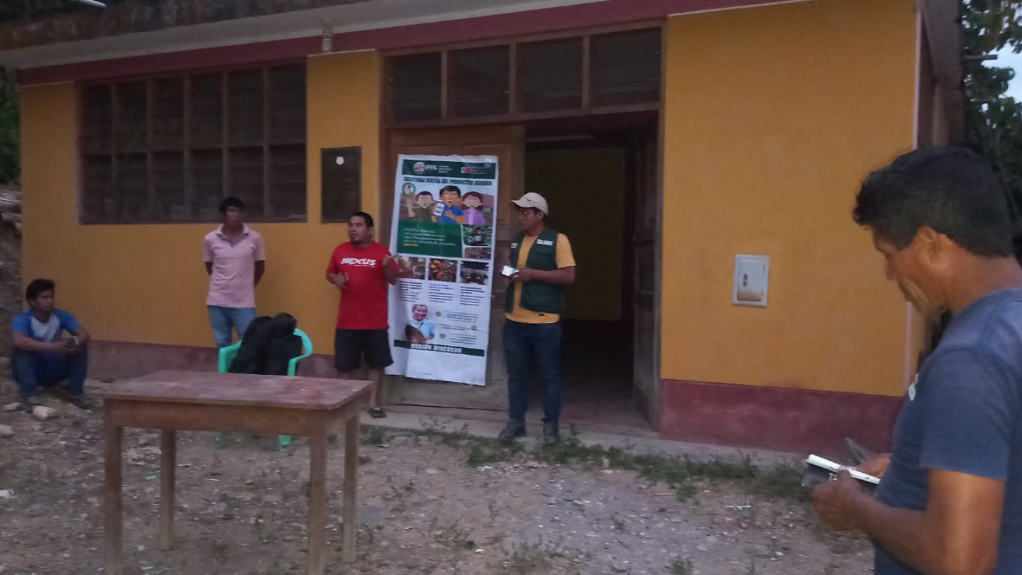 Sensibilización a productores del distrito de Santa Rosa en Ayacucho